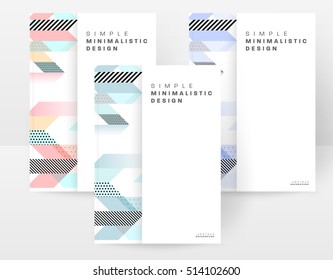 Plantilla de fondo geométrico para cubiertas, volantes, pancartas, carteles y carteles, puede utilizarse para presentaciones y libros, ilustración vectorial EPS10