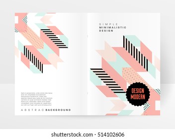 Geometric background Template for covers, flyers, banners, posters and placards, may be used for presentations and books, EPS10 vector illustration