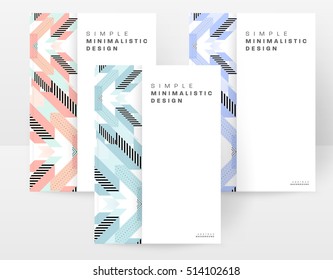 Plantilla de fondo geométrico para cubiertas, volantes, pancartas, carteles y carteles, puede utilizarse para presentaciones y libros, ilustración vectorial EPS10