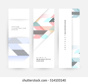 Geometric background Template for covers, flyers, banners, posters and placards, may be used for presentations and books, EPS10 vector illustration