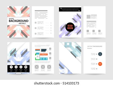 Plantilla de fondo geométrico para cubiertas, volantes, pancartas, carteles y carteles, puede utilizarse para presentaciones y libros, ilustración vectorial EPS10