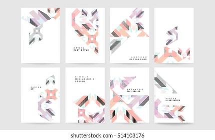 Geometric background Template for covers, flyers, banners, posters and placards, may be used for presentations and books, EPS10 vector illustration