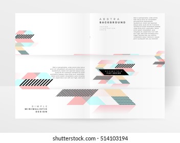 Geometric background Template for covers, flyers, banners, posters and placards, may be used for presentations and books, EPS10 vector illustration
