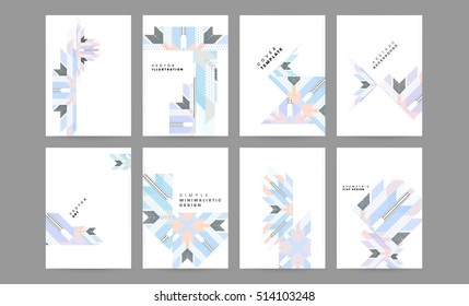 Geometric background Template for covers, flyers, banners, posters and placards, may be used for presentations and books, EPS10 vector illustration