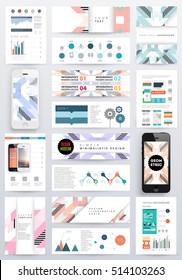 Geometric background Template for covers, flyers, banners, posters and placards, may be used for presentations and books, EPS10 vector illustration