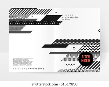 Plantilla de fondo geométrico para cubiertas, volantes, pancartas, carteles y carteles, puede utilizarse para presentaciones y libros, ilustración vectorial EPS10