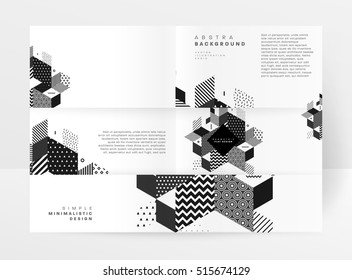 Geometric background Template for covers, flyers, banners, posters and placards, may be used for presentations and books, EPS10 vector illustration