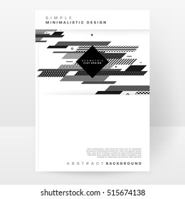 Plantilla de fondo geométrico para cubiertas, volantes, pancartas, carteles y carteles, puede utilizarse para presentaciones y libros, ilustración vectorial EPS10