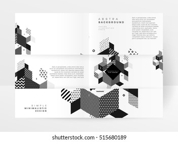 Geometric background Template for covers, flyers, banners, posters and placards, may be used for presentations and books, EPS10 vector illustration
