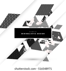 Geometric background Template for covers, flyers, banners, posters and placards, may be used for presentations and books, EPS10 vector illustration