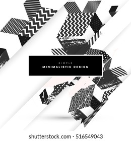 Geometric background Template for covers, flyers, banners, posters and placards, may be used for presentations and books, EPS10 vector illustration
