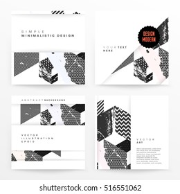 Geometric background Template for covers, flyers, banners, posters and placards, may be used for presentations and books, EPS10 vector illustration