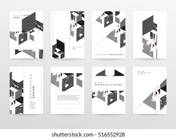 Plantilla de fondo geométrico para cubiertas, volantes, pancartas, carteles y carteles, puede utilizarse para presentaciones y libros, ilustración vectorial EPS10