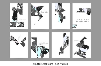 Geometric background Template for covers, flyers, banners, posters and placards, may be used for presentations and books, EPS10 vector illustration