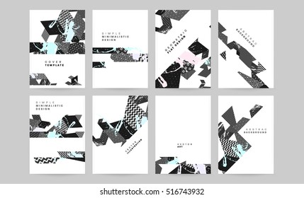 Geometric background Template for covers, flyers, banners, posters and placards, may be used for presentations and books, EPS10 vector illustration
