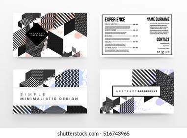 Geometric background Template for covers, flyers, banners, posters and placards, may be used for presentations and books, EPS10 vector illustration