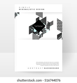 Plantilla de fondo geométrico para cubiertas, volantes, pancartas, carteles y carteles, puede utilizarse para presentaciones y libros, ilustración vectorial EPS10
