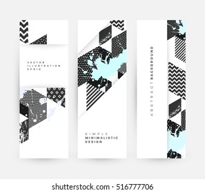 Geometric background Template for covers, flyers, banners, posters and placards, may be used for presentations and books, EPS10 vector illustration