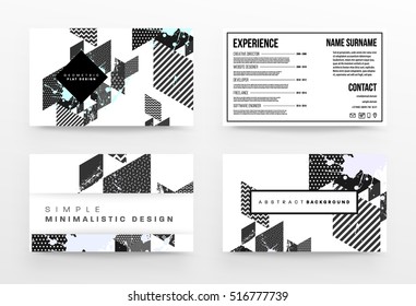 Geometric background Template for covers, flyers, banners, posters and placards, may be used for presentations and books, EPS10 vector illustration