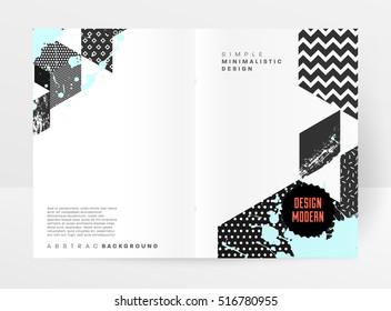 Geometric background Template for covers, flyers, banners, posters and placards, may be used for presentations and books, EPS10 vector illustration