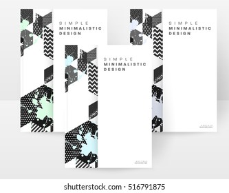 Geometric background Template for covers, flyers, banners, posters and placards, may be used for presentations and books, EPS10 vector illustration