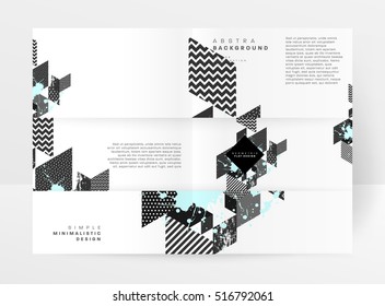 Geometric background Template for covers, flyers, banners, posters and placards, may be used for presentations and books, EPS10 vector illustration