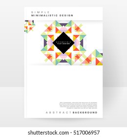 Geometric background Template for covers, flyers, banners, posters and placards, may be used for presentations and books, EPS10 vector illustration