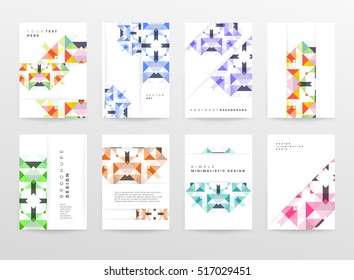 Geometric background Template for covers, flyers, banners, posters and placards, may be used for presentations and books, EPS10 vector illustration