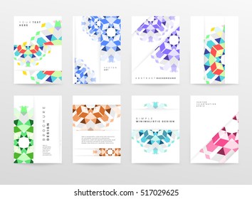Geometrische Hintergrundvorlage für Cover, Flyer, Banner, Poster und Plakate, kann für Präsentationen und Bücher verwendet werden, EPS10 Vektorgrafik