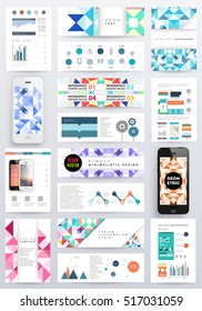 Geometric background Template for covers, flyers, banners, posters and placards, may be used for presentations and books, EPS10 vector illustration
