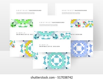 Geometric background Template for covers, flyers, banners, posters and placards, may be used for presentations and books, EPS10 vector illustration
