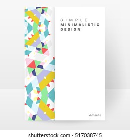 Geometric background Template for covers, flyers, banners, posters and placards, may be used for presentations and books, EPS10 vector illustration