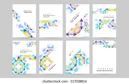 Geometric background Template for covers, flyers, banners, posters and placards, may be used for presentations and books, EPS10 vector illustration