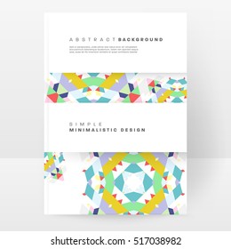 Plantilla de fondo geométrico para cubiertas, volantes, pancartas, carteles y carteles, puede utilizarse para presentaciones y libros, ilustración vectorial EPS10