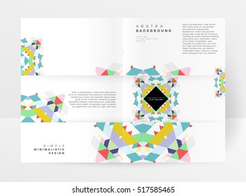 Geometric background Template for covers, flyers, banners, posters and placards, may be used for presentations and books, EPS10 vector illustration