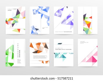 Geometric background Template for covers, flyers, banners, posters and placards, may be used for presentations and books, EPS10 vector illustration