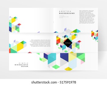 Geometric background Template for covers, flyers, banners, posters and placards, may be used for presentations and books, EPS10 vector illustration