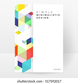 Geometric background Template for covers, flyers, banners, posters and placards, may be used for presentations and books, EPS10 vector illustration