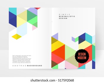 Geometric background Template for covers, flyers, banners, posters and placards, may be used for presentations and books, EPS10 vector illustration