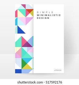 Geometric background Template for covers, flyers, banners, posters and placards, may be used for presentations and books, EPS10 vector illustration