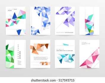 Geometric background Template for covers, flyers, banners, posters and placards, may be used for presentations and books, EPS10 vector illustration