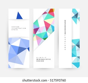 Geometric background Template for covers, flyers, banners, posters and placards, may be used for presentations and books, EPS10 vector illustration