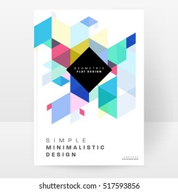 Geometric background Template for covers, flyers, banners, posters and placards, may be used for presentations and books, EPS10 vector illustration