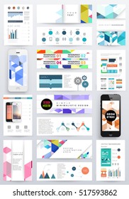 Geometric background Template for covers, flyers, banners, posters and placards, may be used for presentations and books, EPS10 vector illustration