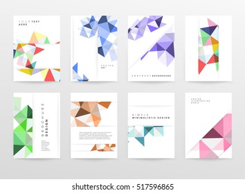 Geometric background Template for covers, flyers, banners, posters and placards, may be used for presentations and books, EPS10 vector illustration