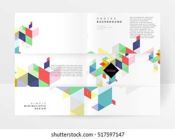Modelo de fundo geométrico para capas, folhetos, banners, cartazes e cartazes, pode ser usado para apresentações e livros, ilustração vetorial EPS10