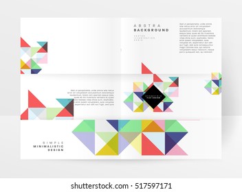 Geometric background Template for covers, flyers, banners, posters and placards, may be used for presentations and books, EPS10 vector illustration