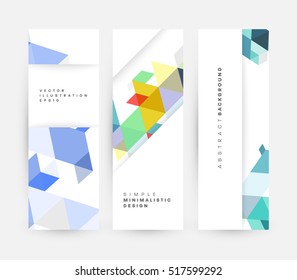 Geometrische Hintergrundvorlage für Cover, Flyer, Banner, Poster und Plakate, kann für Präsentationen und Bücher verwendet werden, EPS10 Vektorgrafik