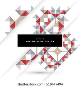 Geometric background Template for covers, flyers, banners, posters and placards, may be used for presentations and books, EPS10 vector illustration