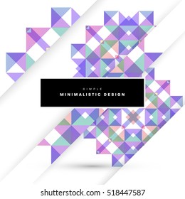 Geometric background Template for covers, flyers, banners, posters and placards, may be used for presentations and books, EPS10 vector illustration